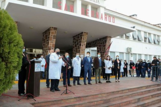 Acto en el Hospital San Bernardo