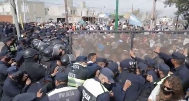 Tensión en la protesta de autoconvocados