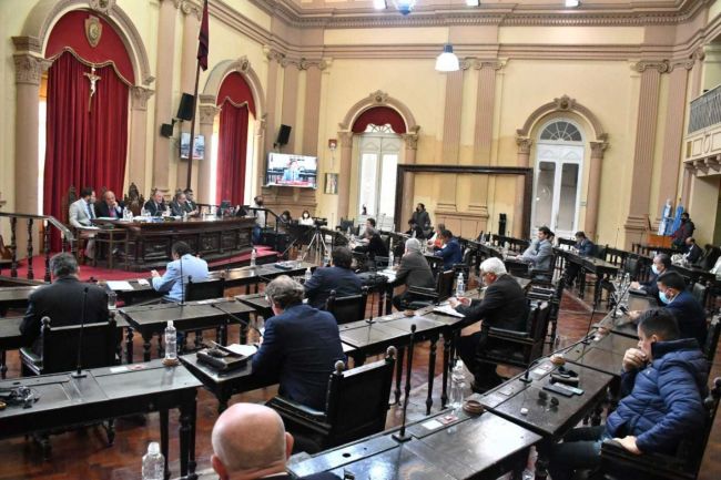 Sesión presencial del Senado