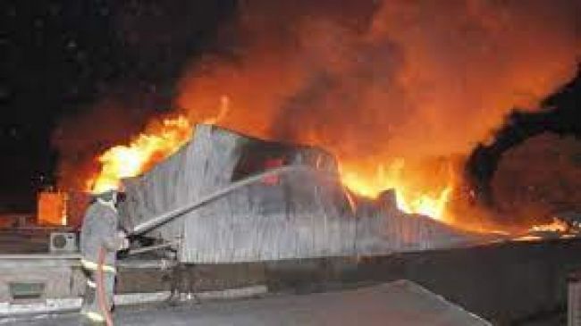 Incendio intencional