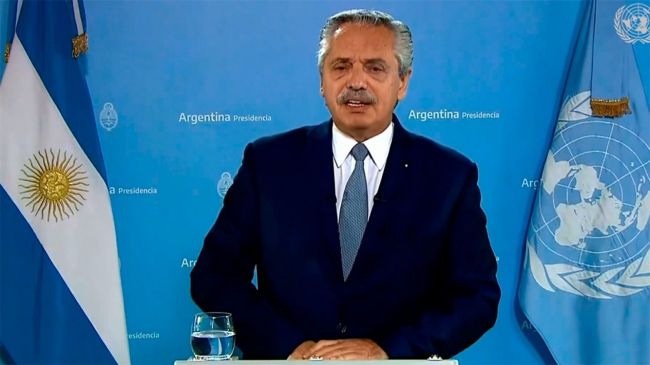 Discurso online desde Bs. As.