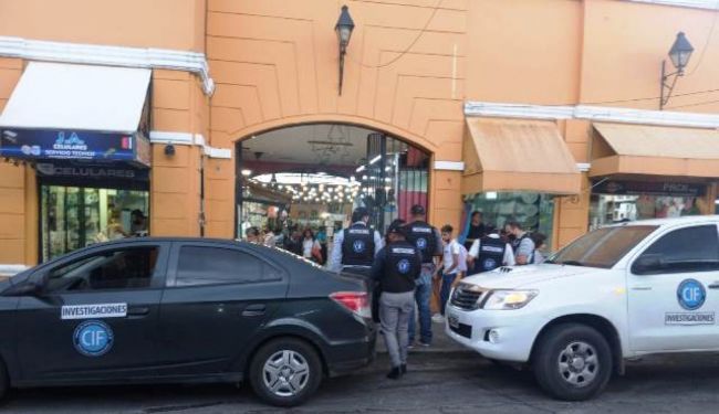 Uno de los allanamientos