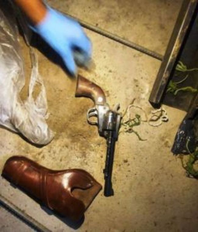 Arma incautada en allanamiento