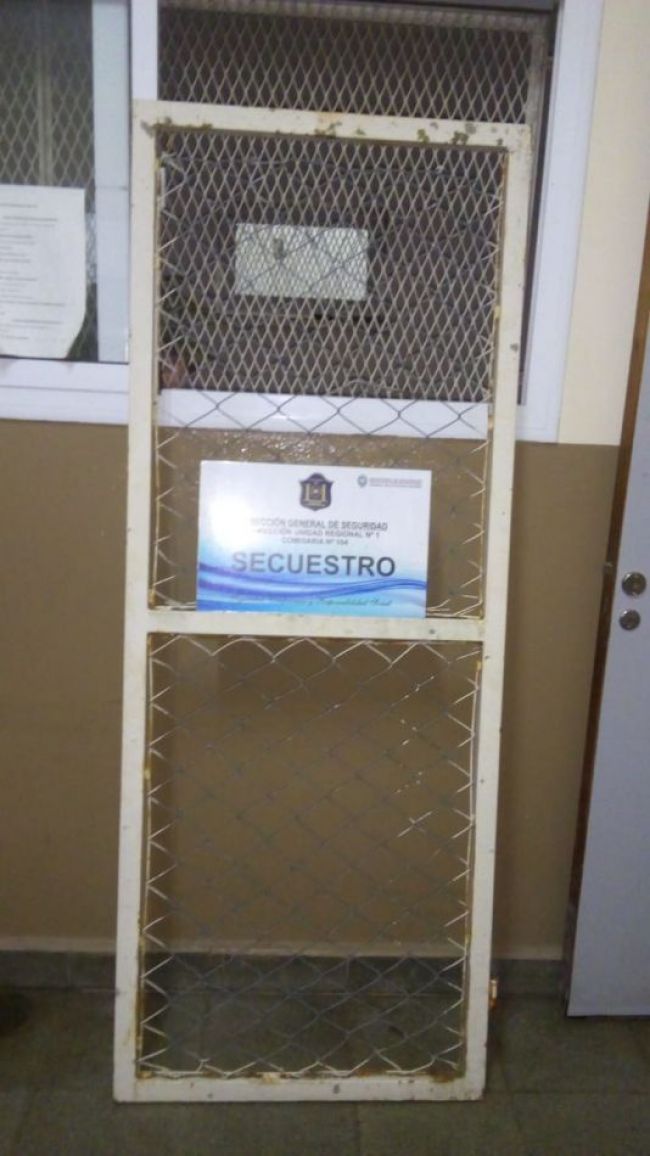La puerta secuestrada a losdetenidos