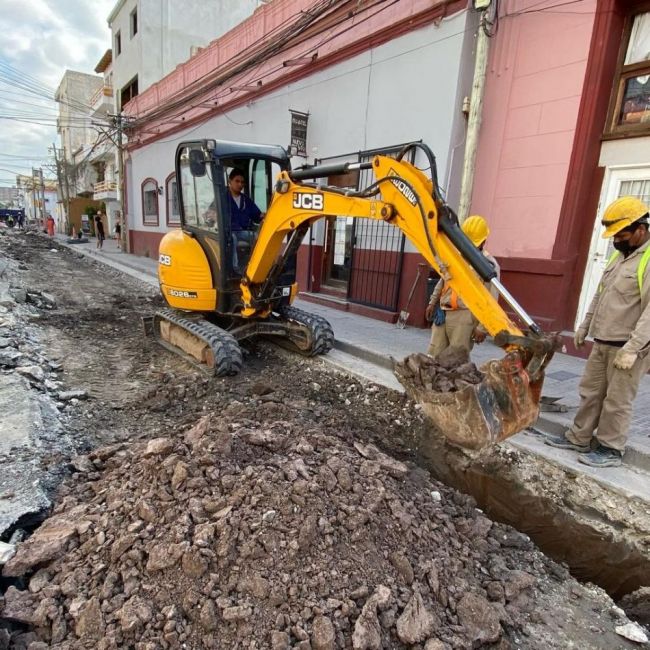 Obras en el centro
