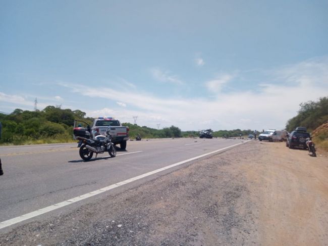 Siniestro vial cerca de Lumbreras