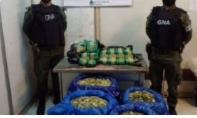 La coca fue enviada desde Salta