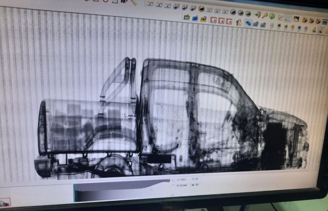 Droga vista a través del Scanner