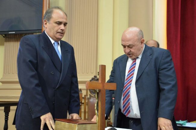 San Millán jura como nuevo auditor general