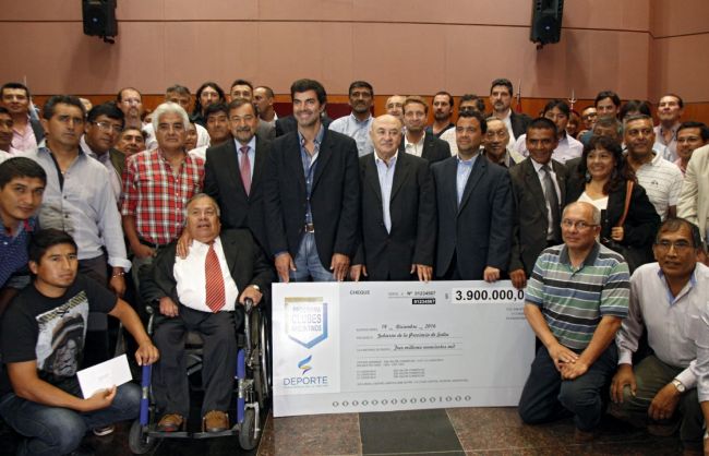 Entrega de subsidios a clubes deportivos