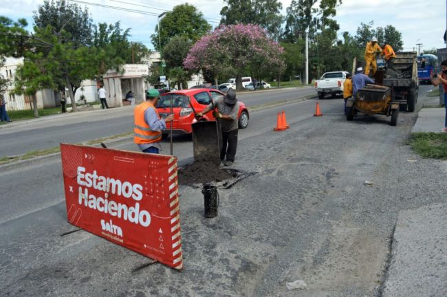 Obras de bacheo
