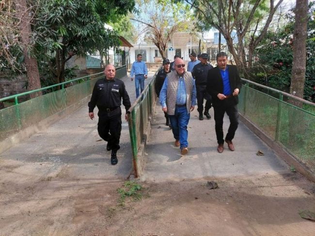 Abel Cornejo en zona de frontera