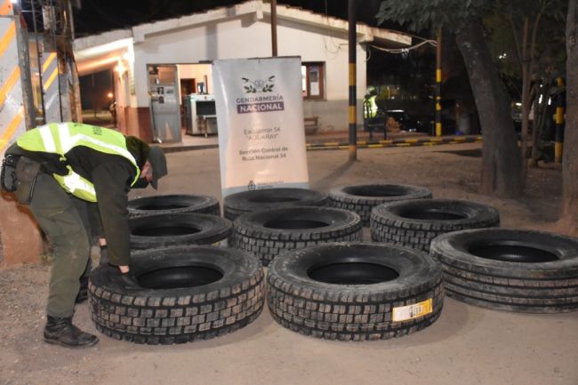 Cubiertas incautadas