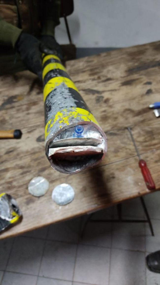 La droga dentro de la lanza