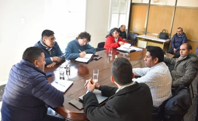 Reunión de trabajo en el Senado