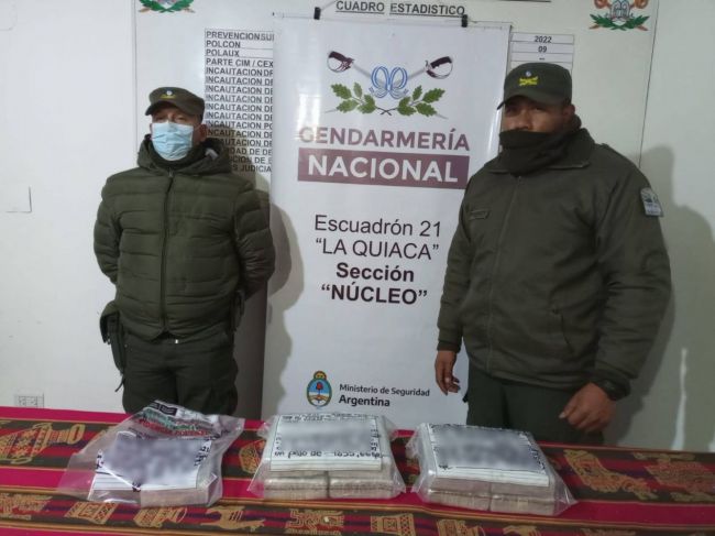 Secuestro de droga en la frontera