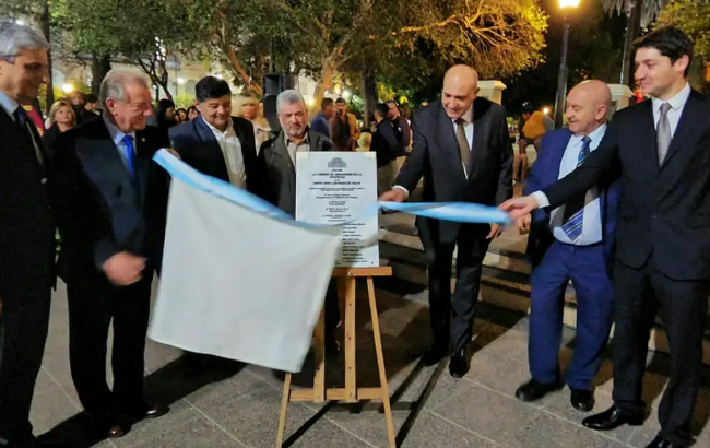 Acto en plaza 9 de Julio