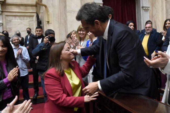 Massa y su sucesora, Cecilia Moreau