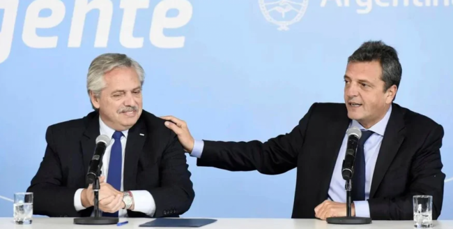 Fernandez en la presidencia y Massa en el poder