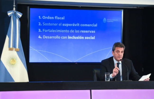 Massa al frente de Economía, Producción y Agricultura