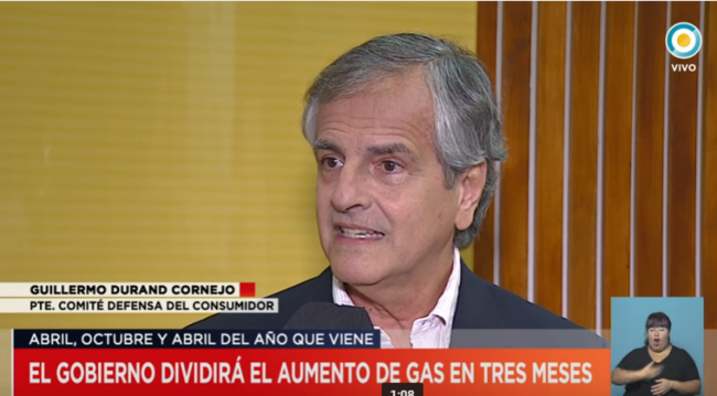 Durand Cornejo en la TV Pública