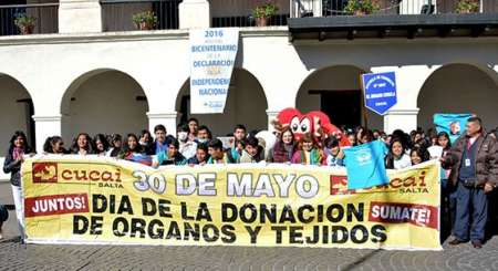Salta se sumó al día nacional de la donación de órganos