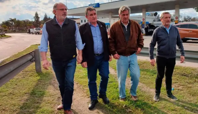 Integrantes de la Mesa de Enlace