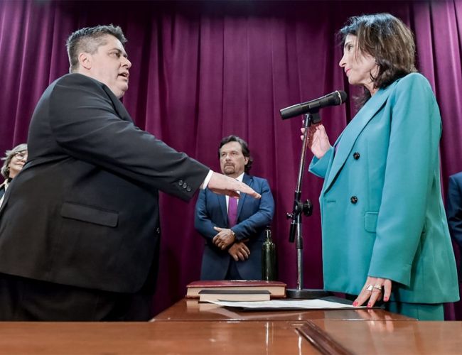 Acto en la Corte de Justicia