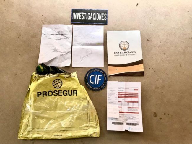 Objetos secuestrados