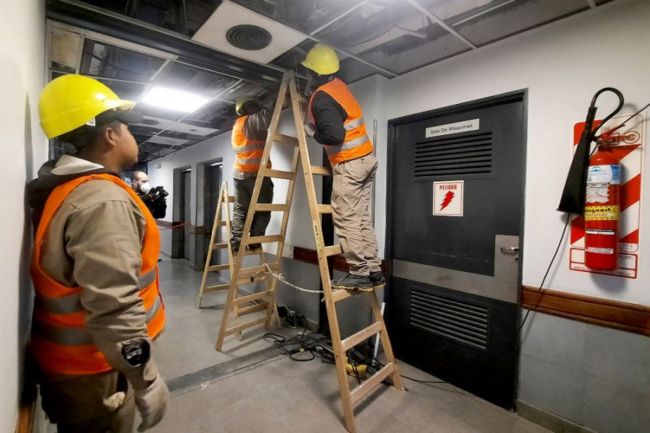 Obras en el Materno Infantil