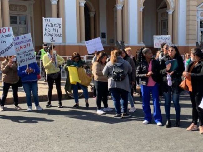 Salta también protestó por recortes en área de discapacidad
