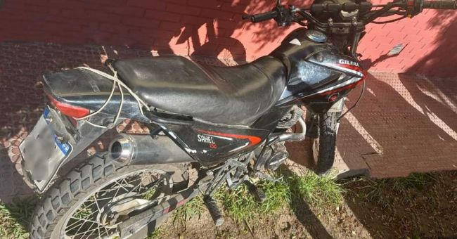 Se recuperó una moto robada