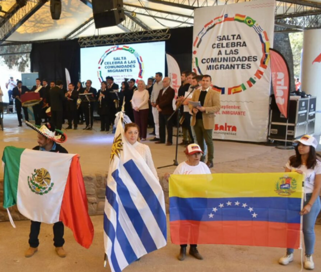 Celebración del día del Inmigrante