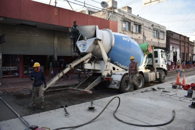 Trabajos en el centro