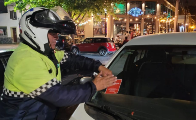 Multas en corredores nocturnos