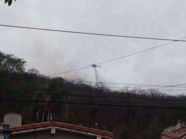Incendio en cerro 20 de febrero