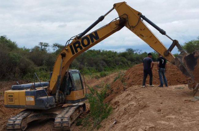 Trabajos en el Pilcomayo