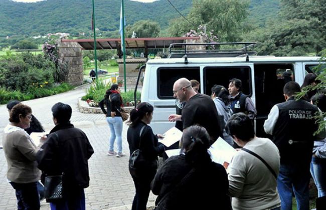 El operativo se centró en Valle Escondido