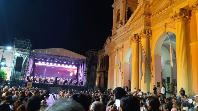 La Sinfónica en plaza 9 de julio
