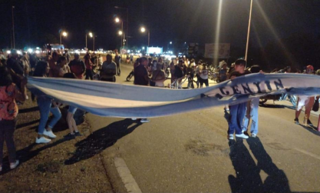 Hubo cortes de ruta y otras protestas en el Norte