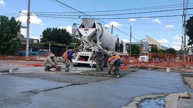 Obras en el macro centro
