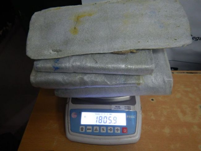 La droga secuestrada