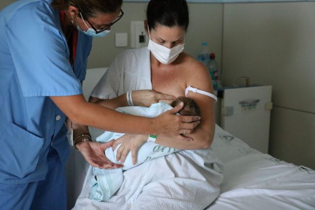 El 62% de los partos fueron naturales y el 38% por cesárea