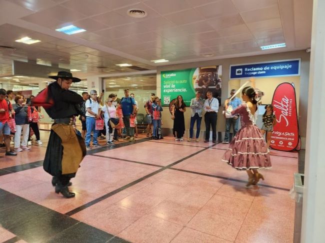 Acto en el Aeropuerto