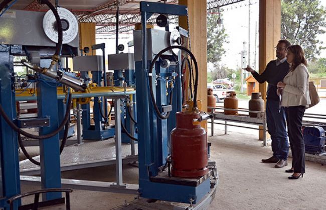 Planta envasadora de gas