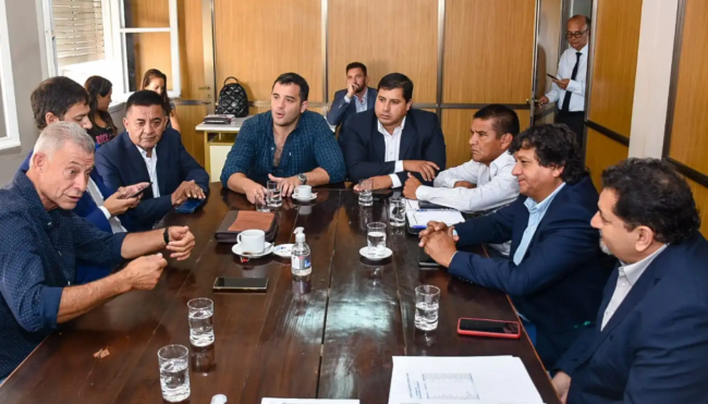 Reunión con directivos de Aguas del Norte