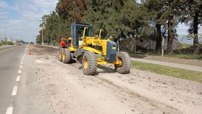 Trabajos en banquinas