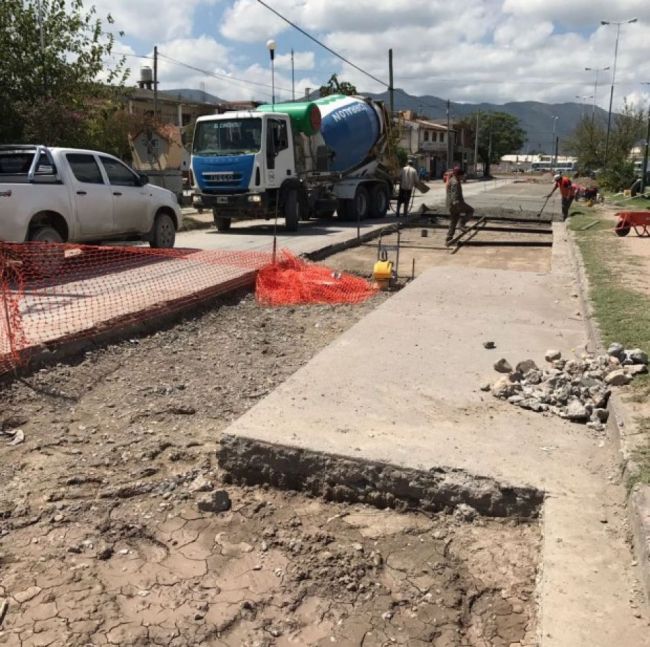 Obras de pavimentación