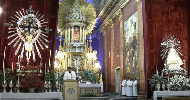 Entronización del Señor y Virgen del Milagro