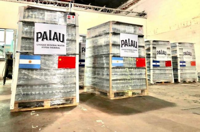 Agua Palau for export